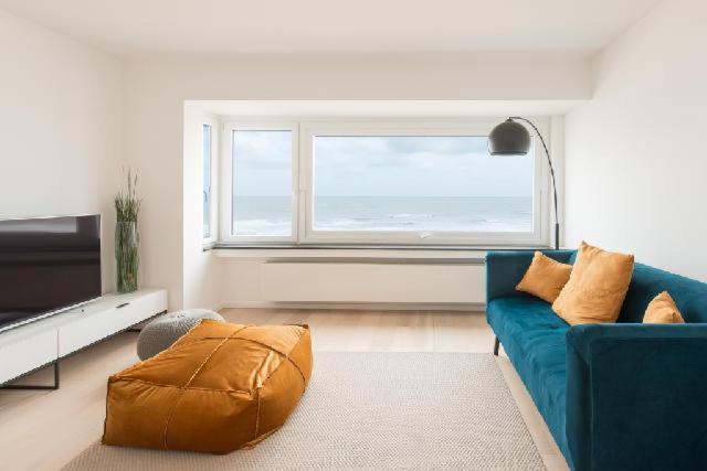 Prachtig Zeezicht Appartement Oostende Eksteriør bilde